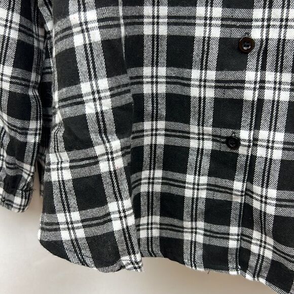 Hotouch black and white plaid flannel shirt size xl - Picture 5 of 13
